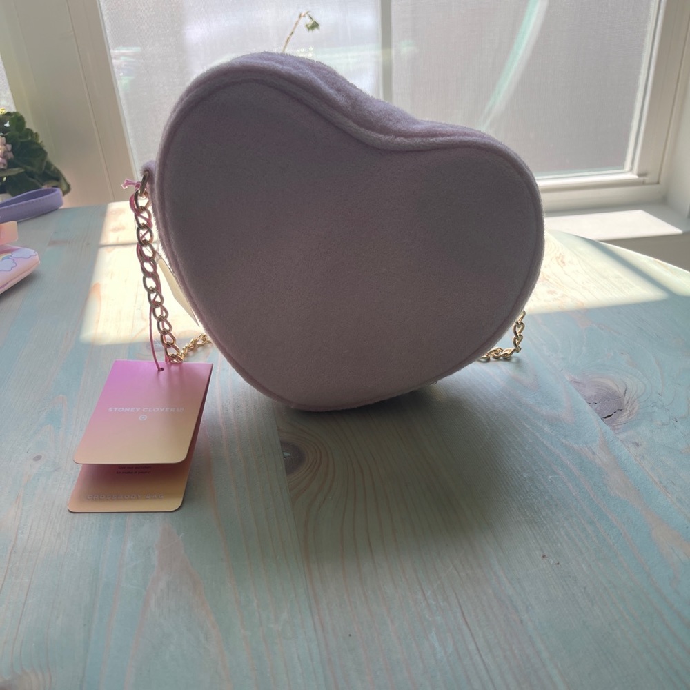 Stoney Clover Lane Heart Plush Crossbody